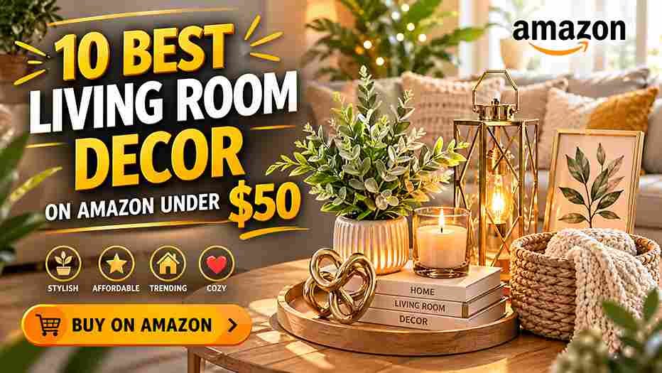 10 Best Living Room Decor on Amazon Under $50