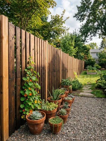 35. Reclaimed Wood Fence