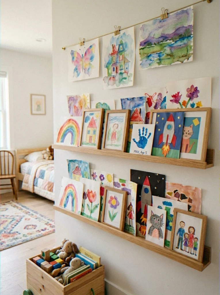 A Living, Rotating Art Display System
