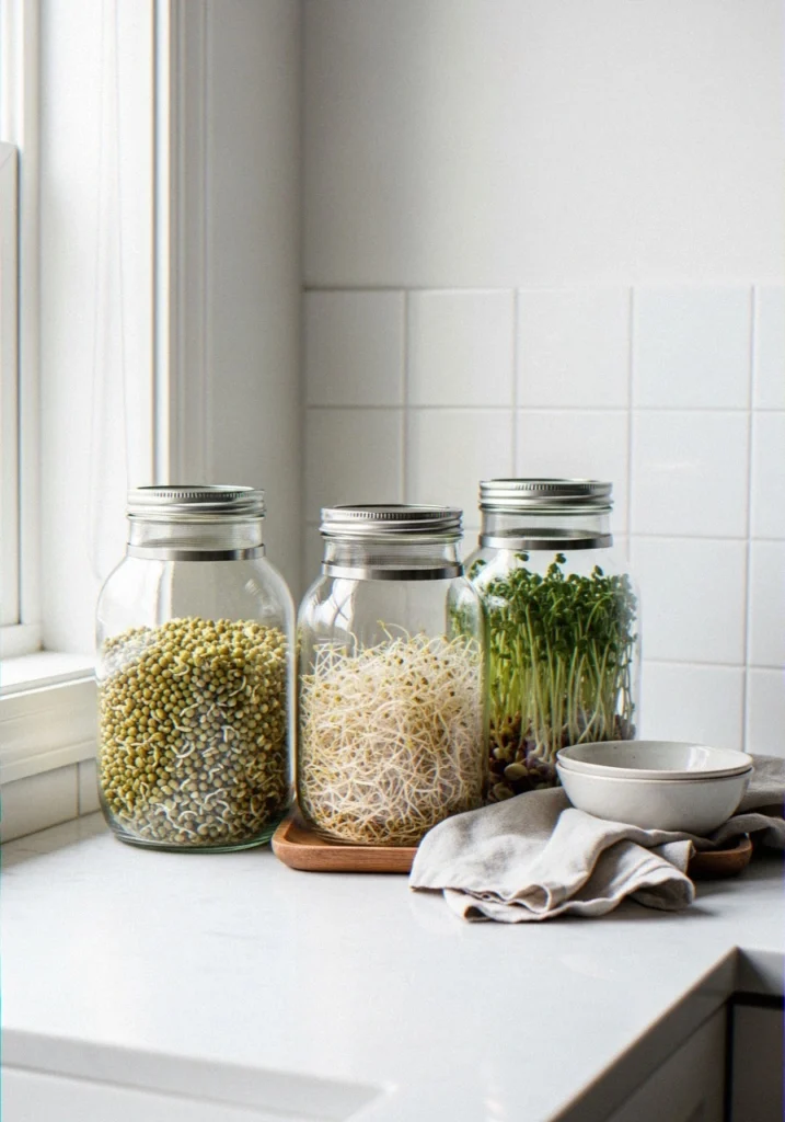 A Sprouting Station Under the