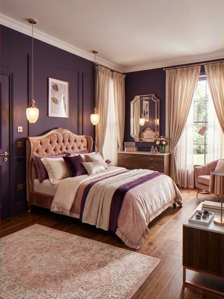 Amethyst and Rose Gold