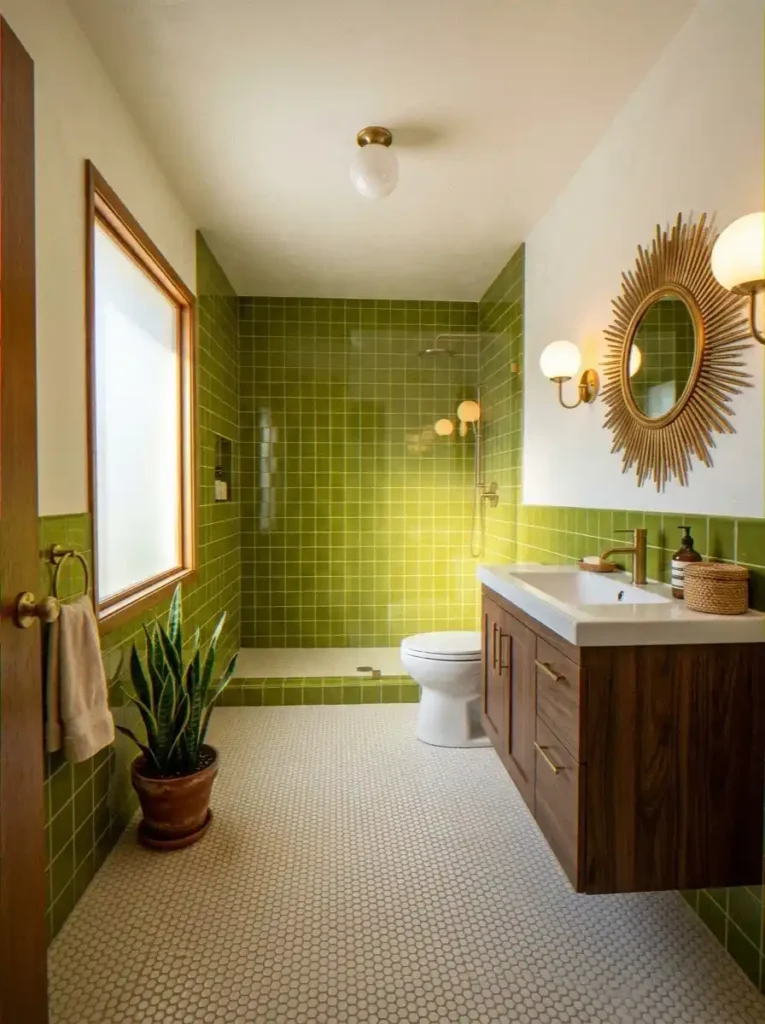 Avocado Green + Warm White