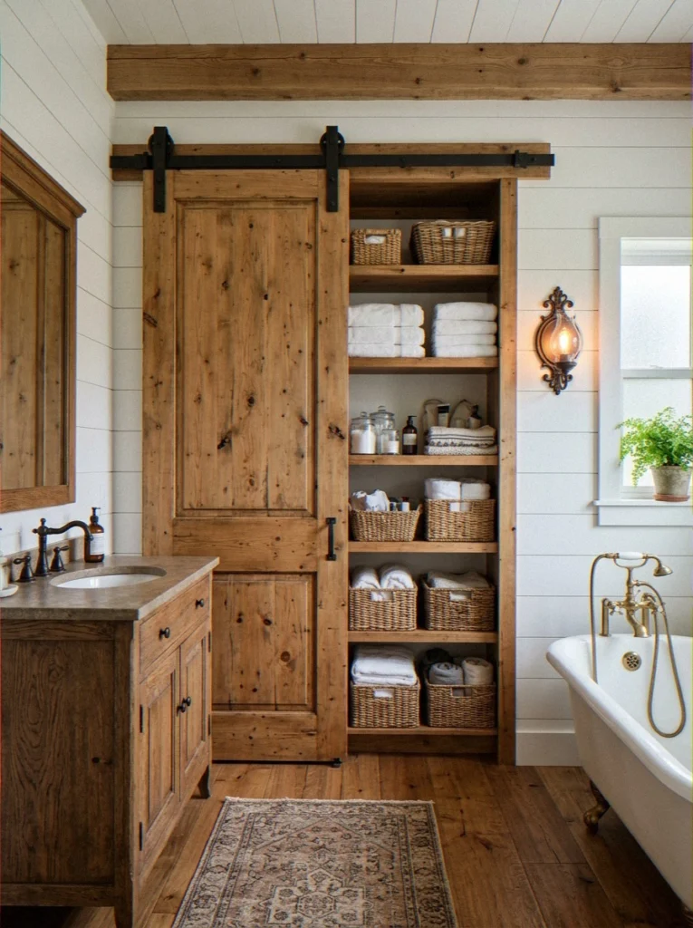 Barn Door Cabinet for Enclos