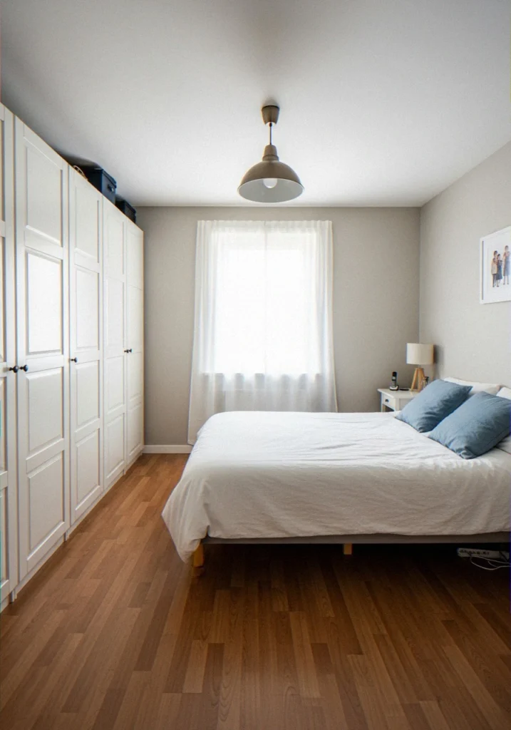 "Simple Bedroom Design for Middle Class Family