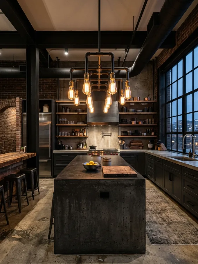 Black And Gold Sputnik