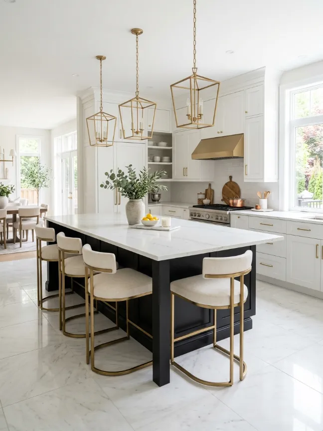 Black Island with Gold Bar St