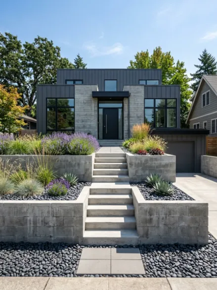 Black Rock Herb Garden Border