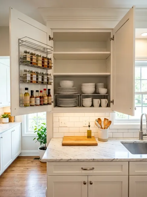 Cabinet Door Organization —