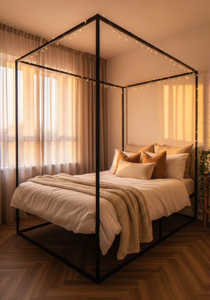 Canopy or Four-Poster Bed Fram