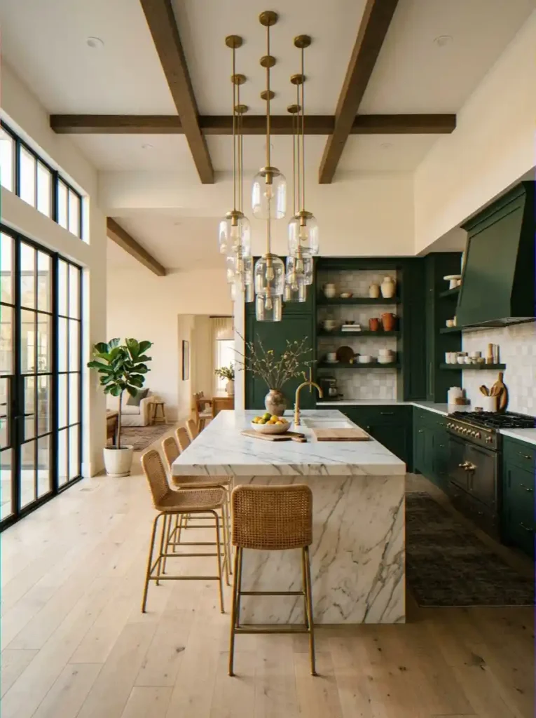 Cascading Pendant Clusters