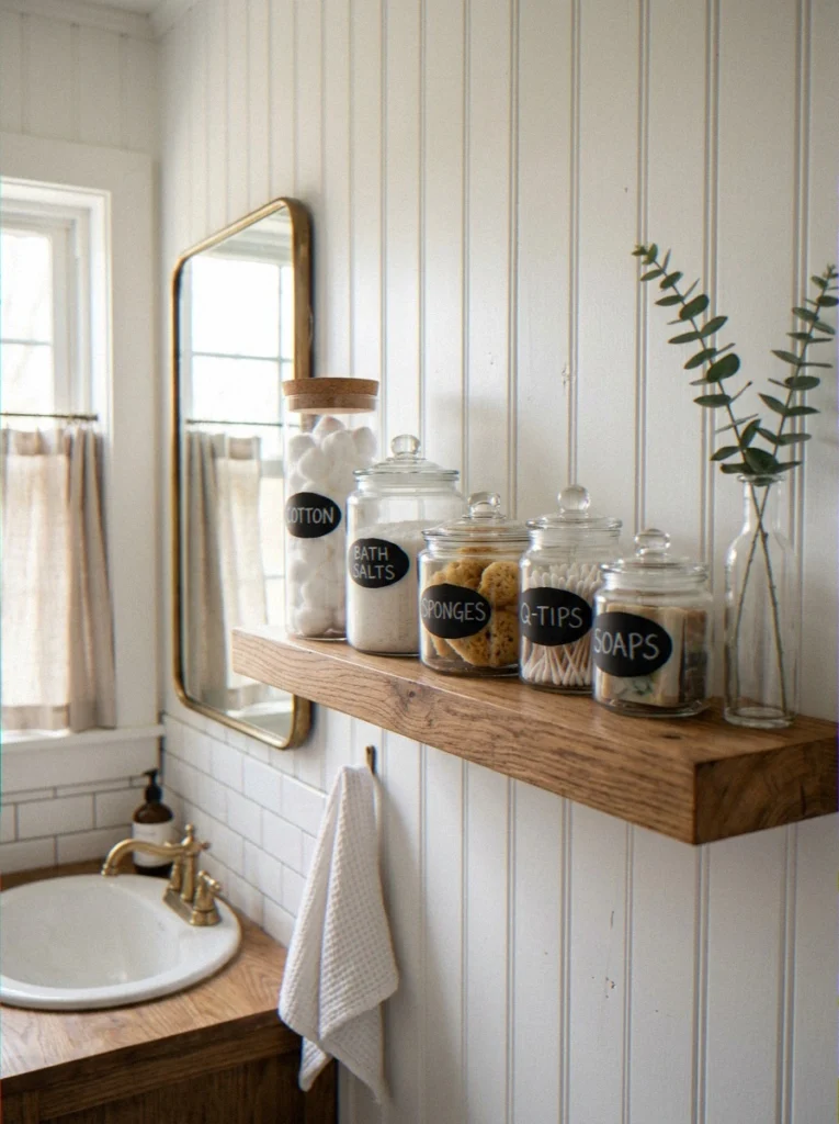 Chalkboard-Labelled Apothecary Jars