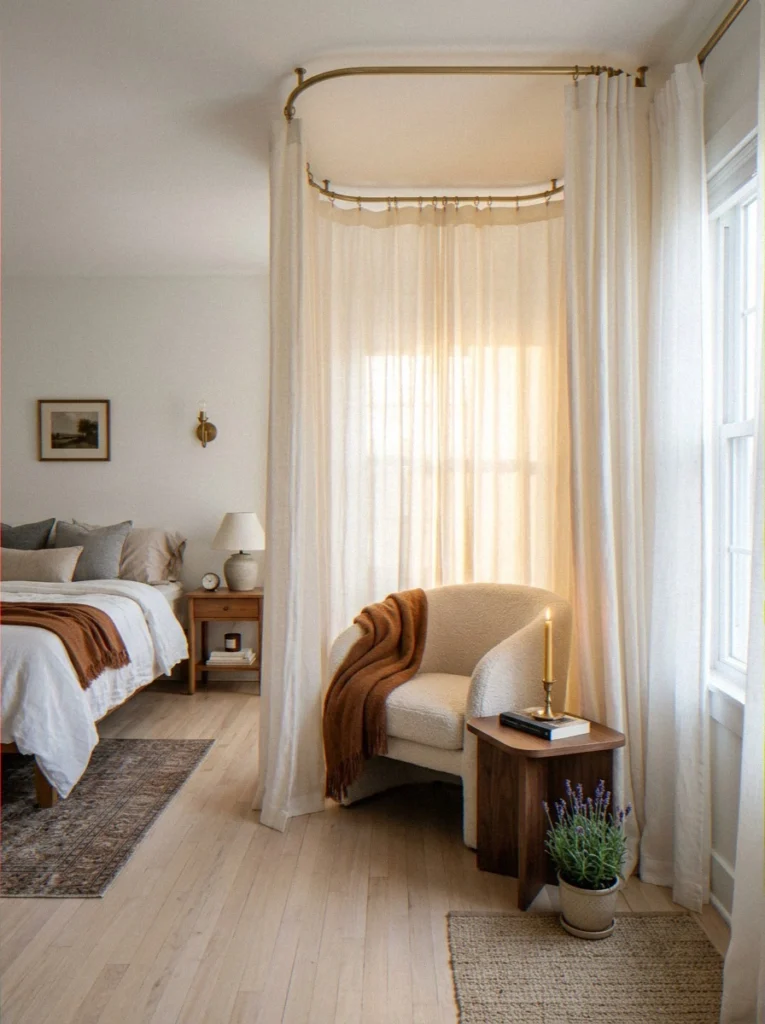 Curtain or Canopy Reading Corner