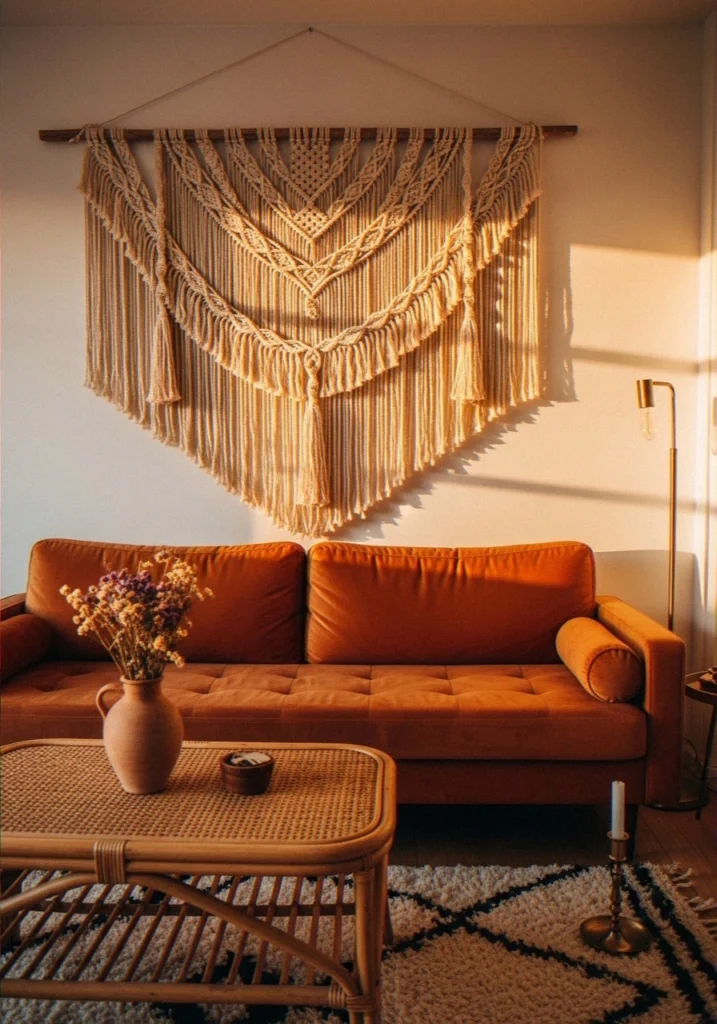 DIY Macramรฉ Wall