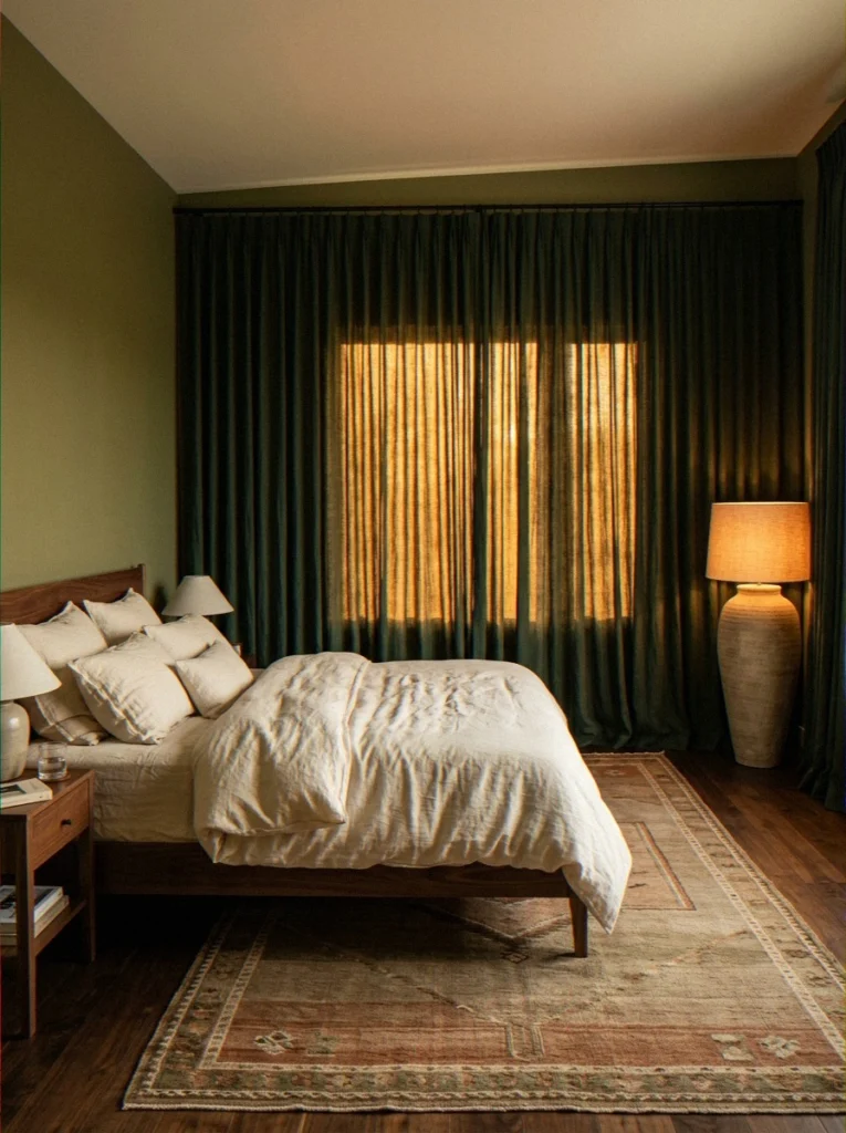 Floor-to-Ceiling Drapes in T