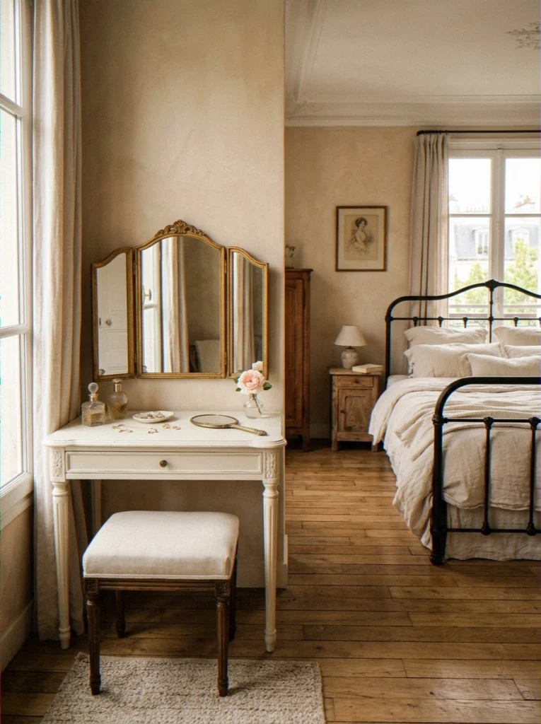 Gallery Wall with Botanical Prints and Vintage Maps