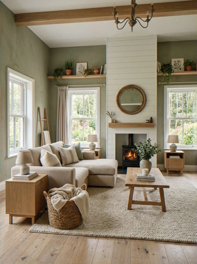 Green Living Room