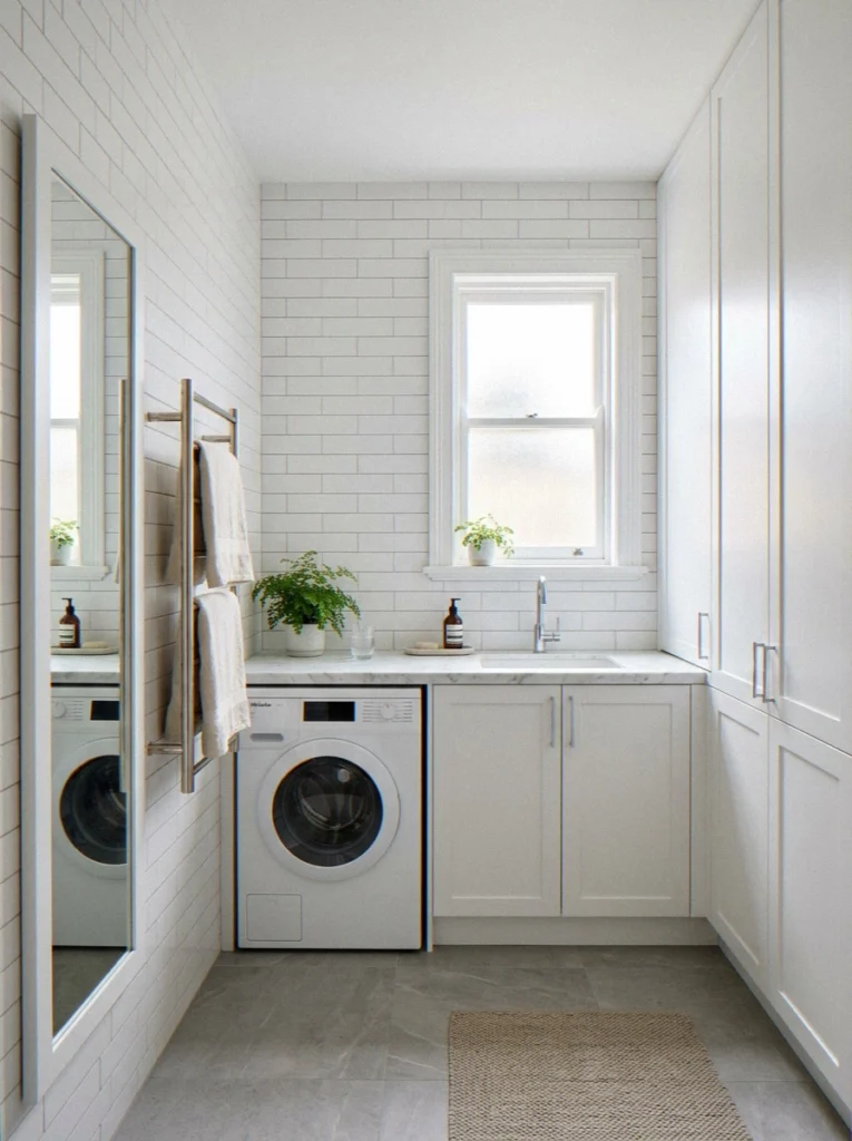 Hallway Laundry Areas