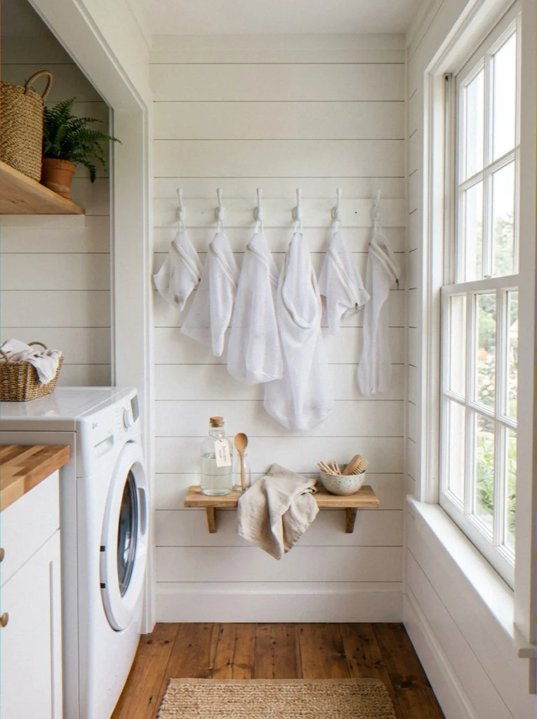 Hang a Hamper on the Back of the Door