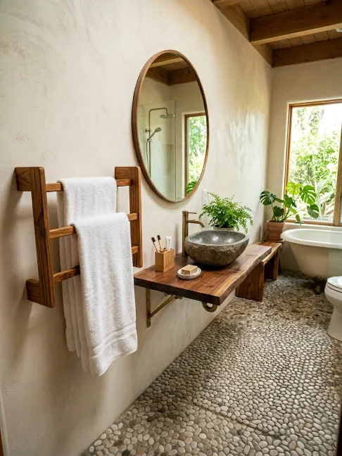 Hotel-Style Chrome Tower Rack