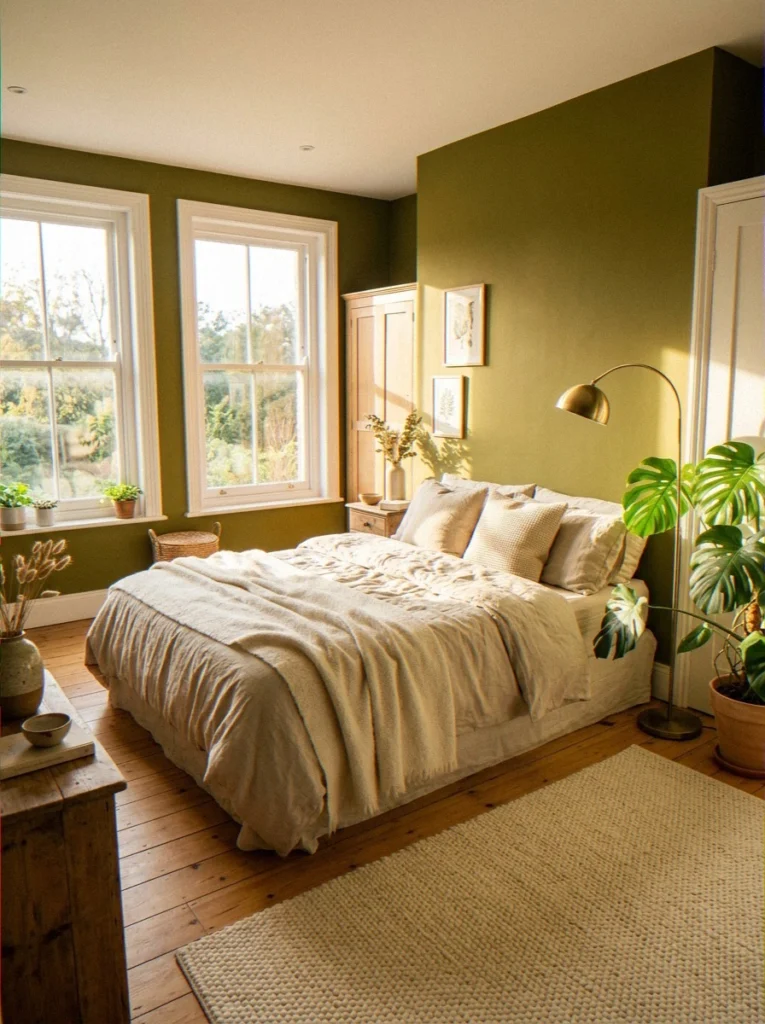 Is olive green good for bedr