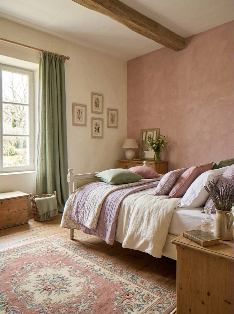 Lavender, Sage Green, and D