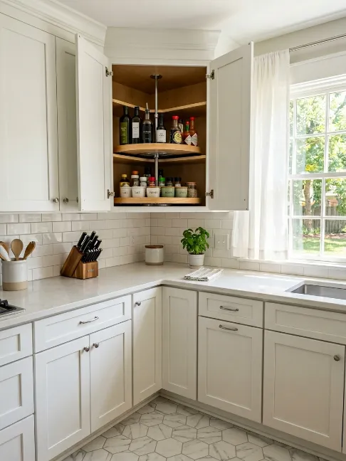 Lazy Susans In Corner And D