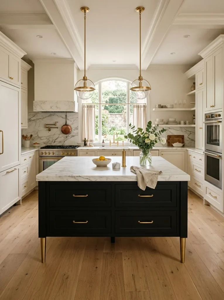 Marble-Topped Island 