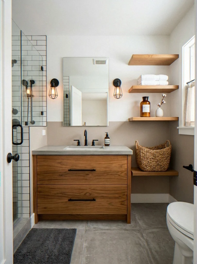 Modern Farmhouse Bathroom 