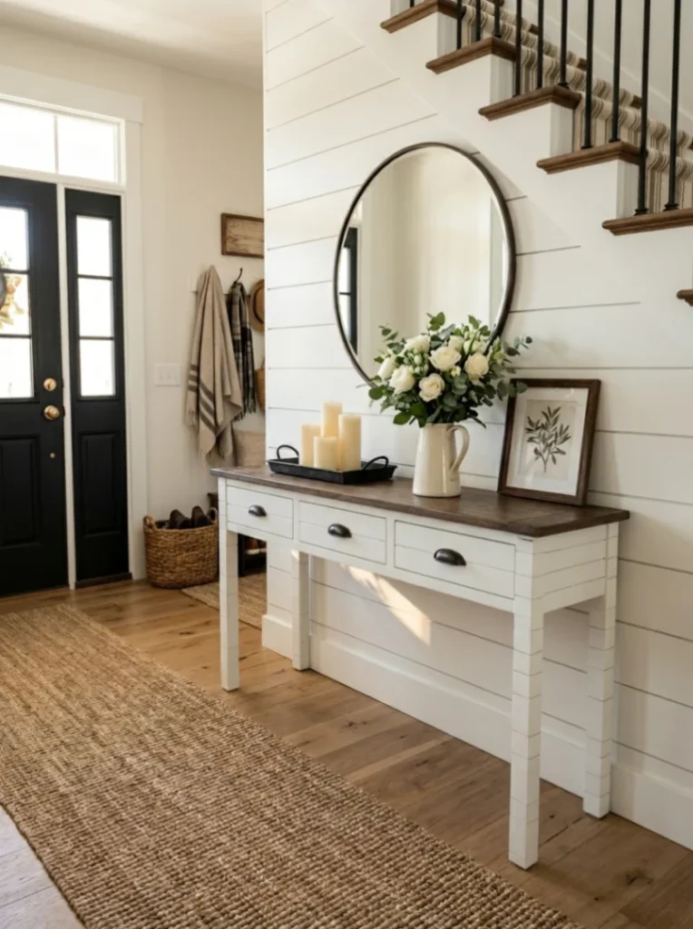Modern and Minimalist Entryway Table Ideas
