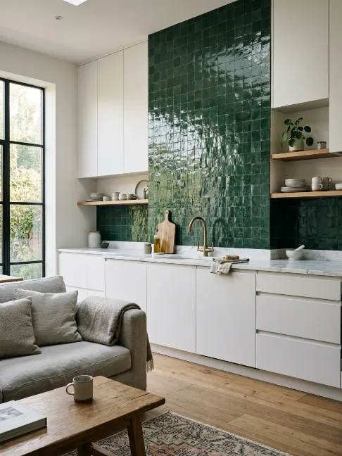 One Bold Backsplash as Y