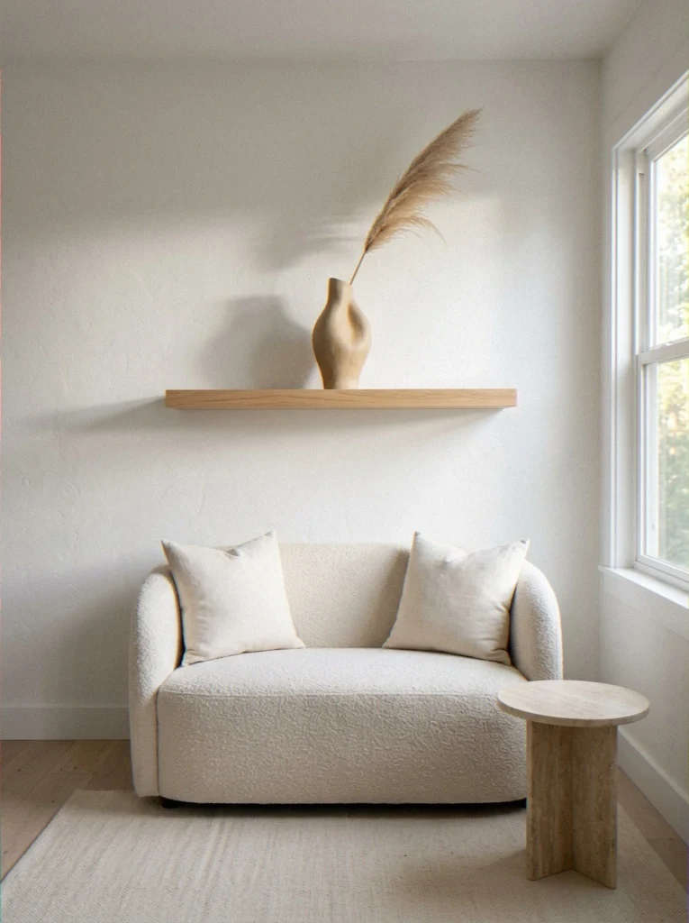 One Floating Shelf, One Statement Object
