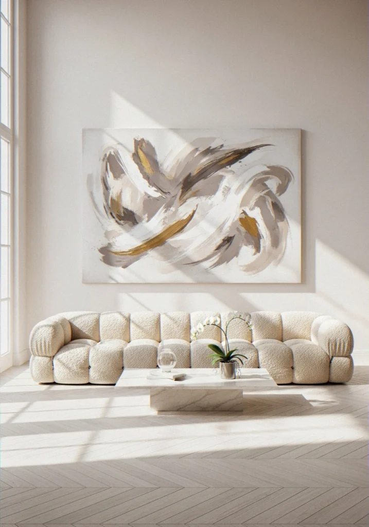 One Oversized Statement Canvas