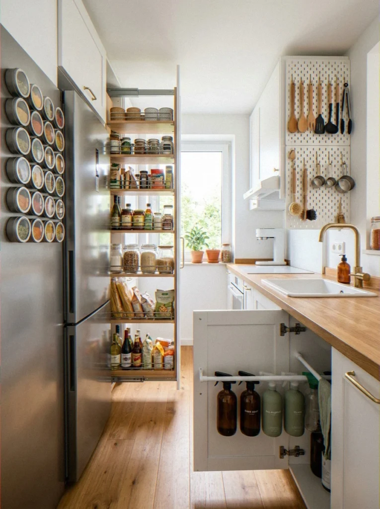 Pegboard Backsplash