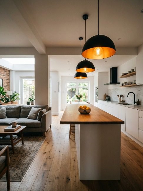  Pendant Lights Over t