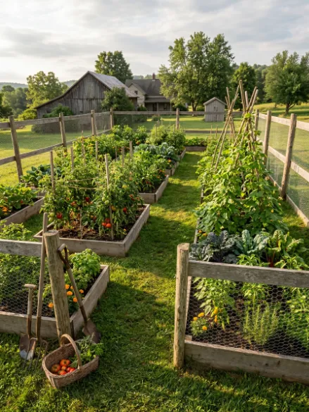 Picket Fence Garden Border