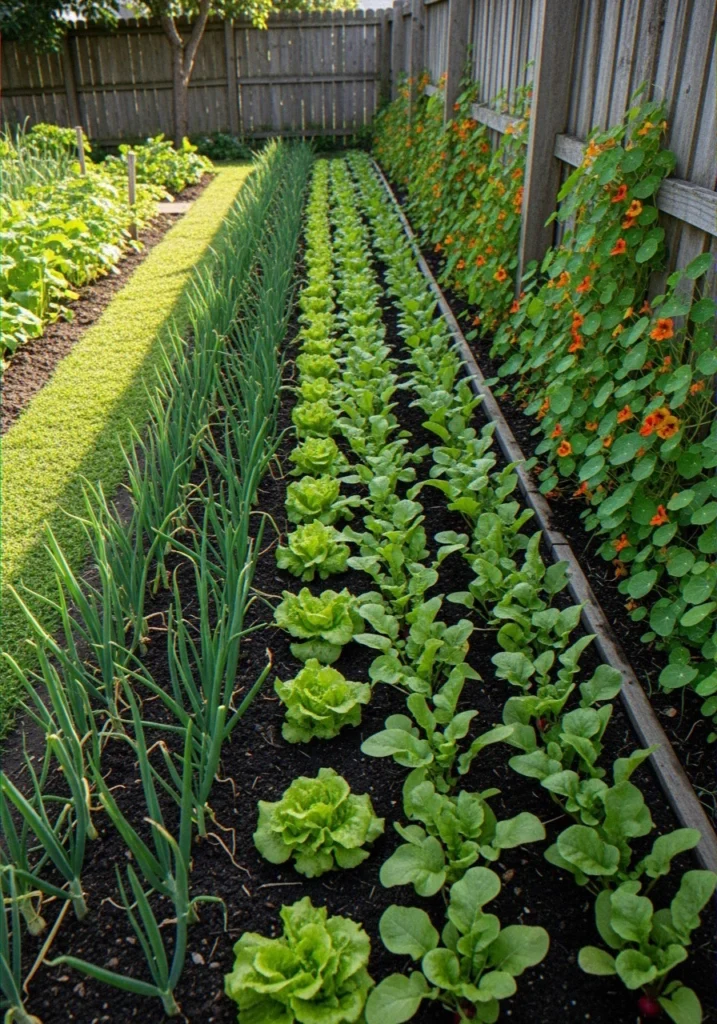 Row Planting in a
