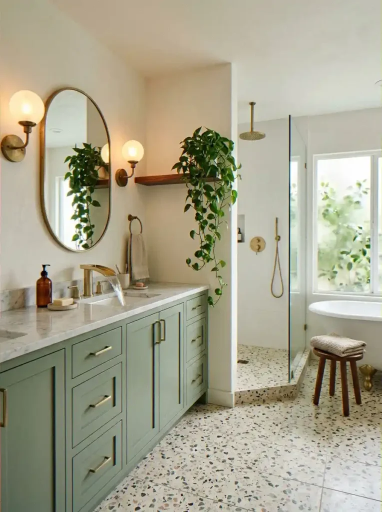 Sage Green + Terrazzo