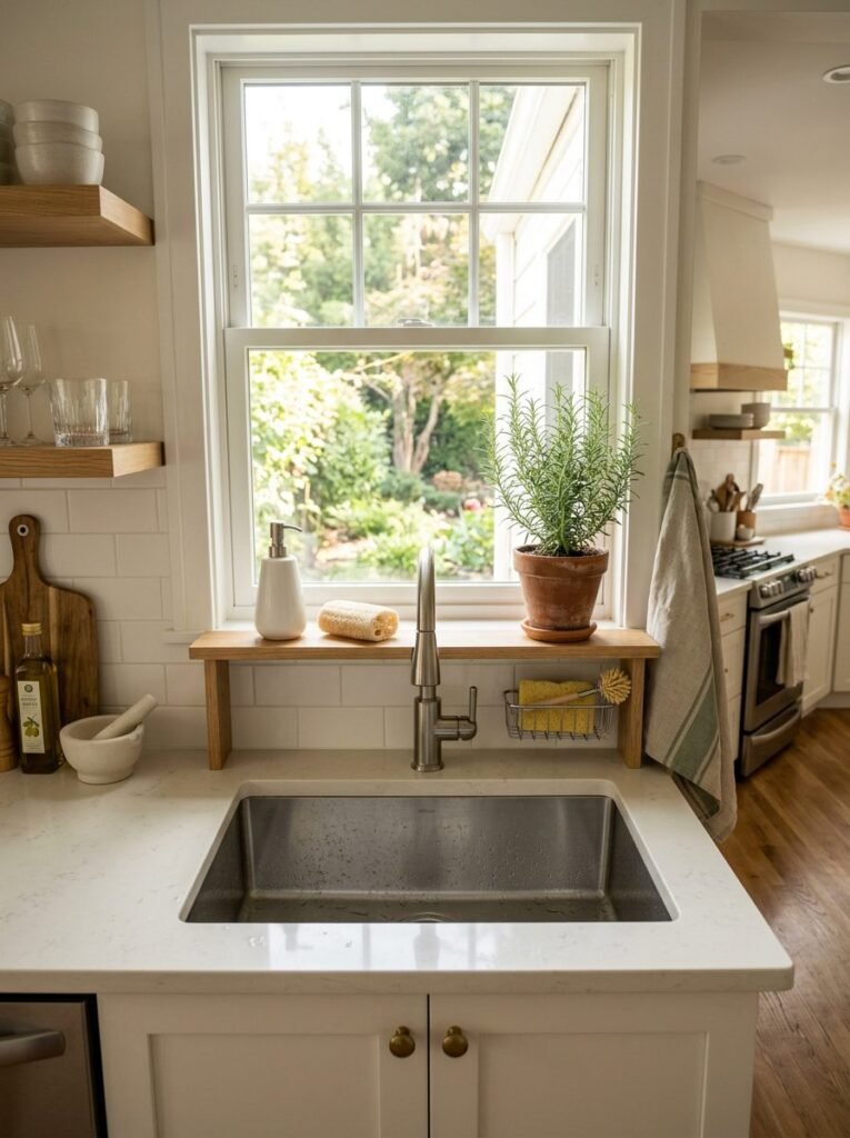 Over-the-Sink Shelf or