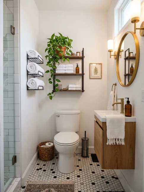 Small Bathroom Wet Tow