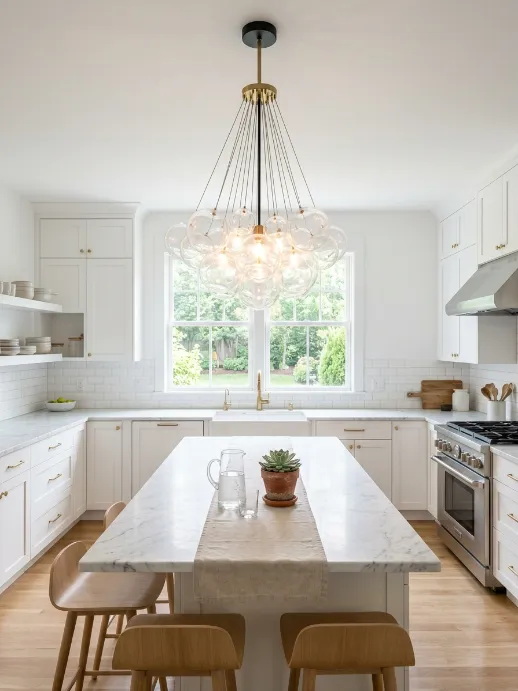 Teardrop Black Glass Pendant With 