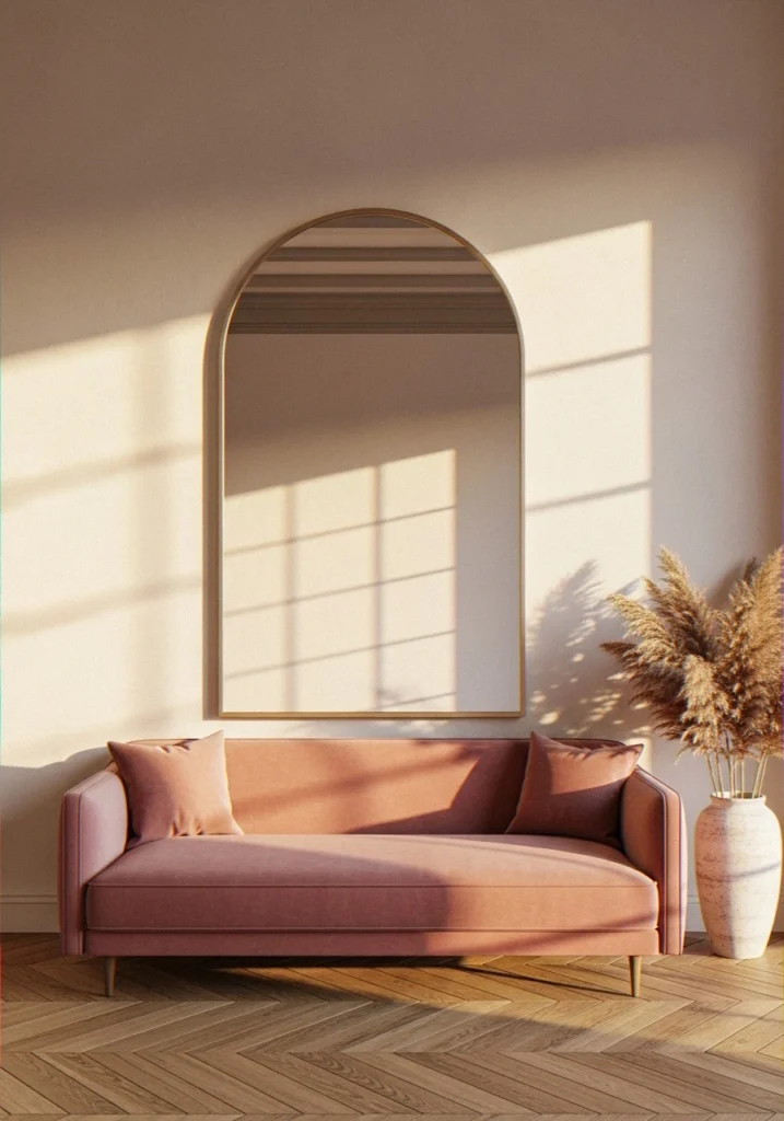 Three Small Round Mirrors