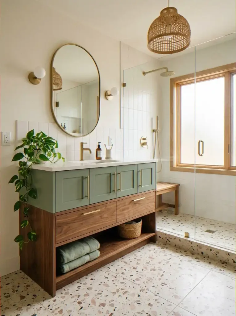  Two-Tone Vanity Cabinet