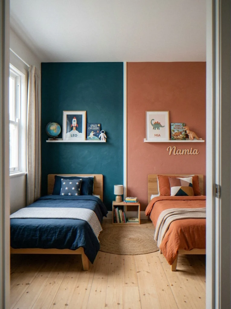 Two-Tone Wall Sections f