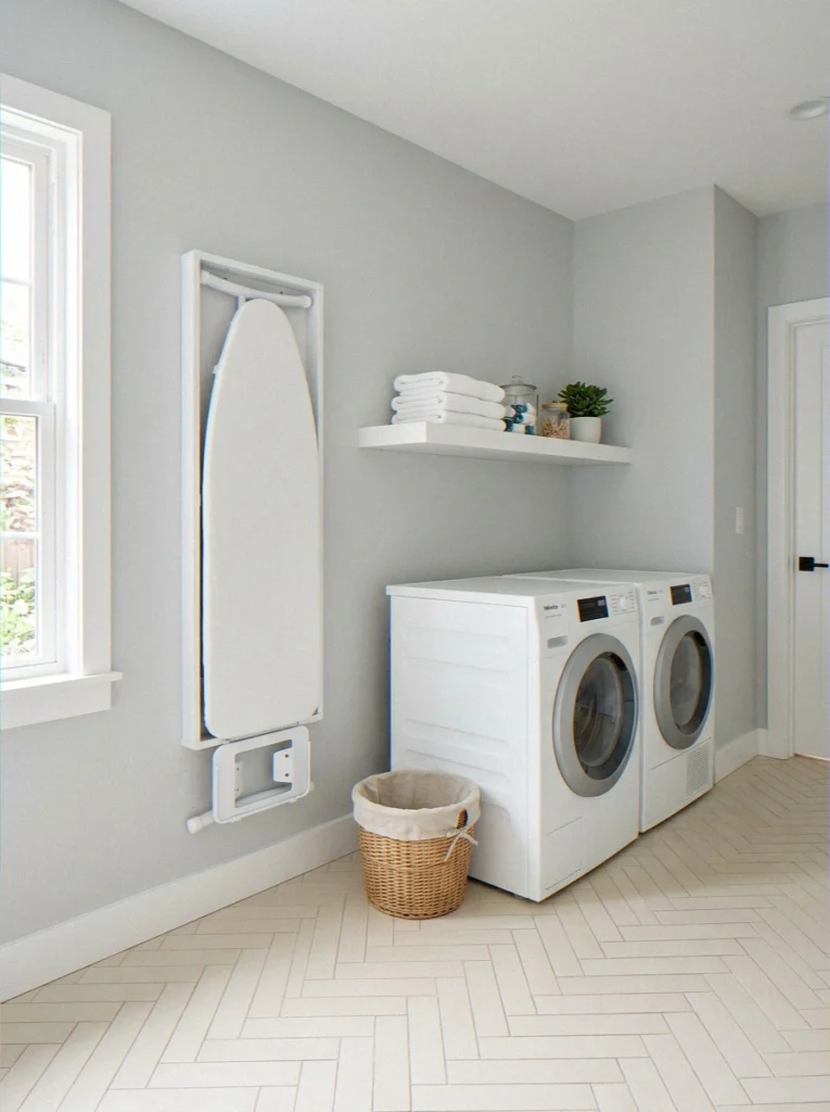 Wall-Mounted Ironing Board