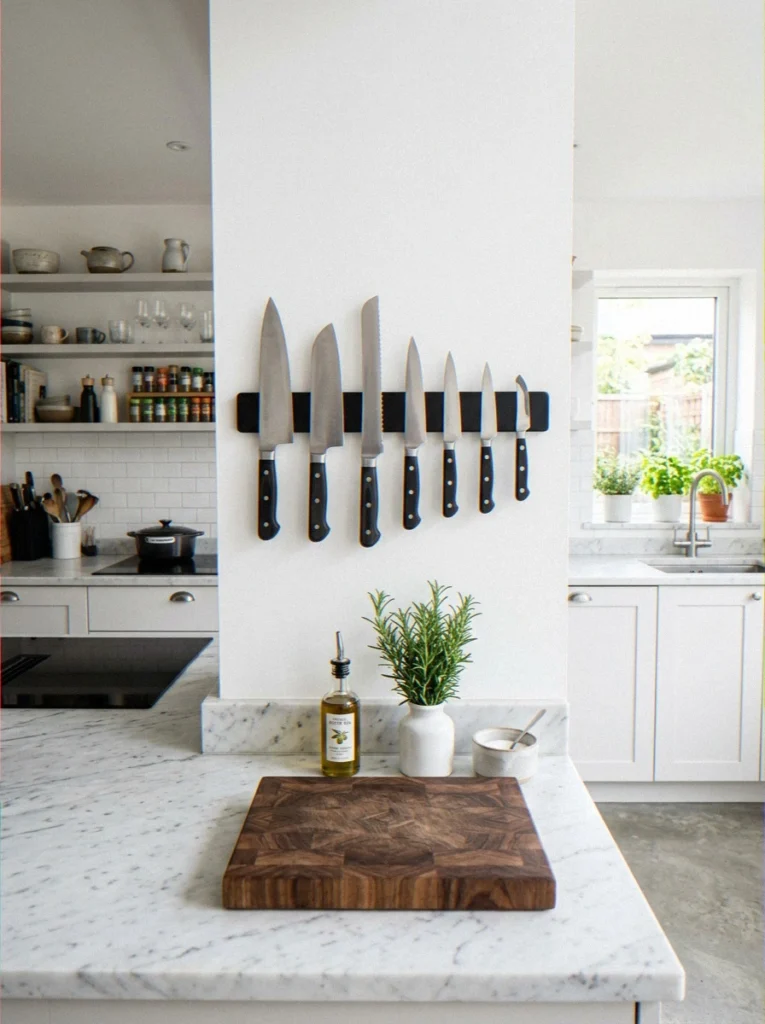 Wall-Mounted Knife Strip