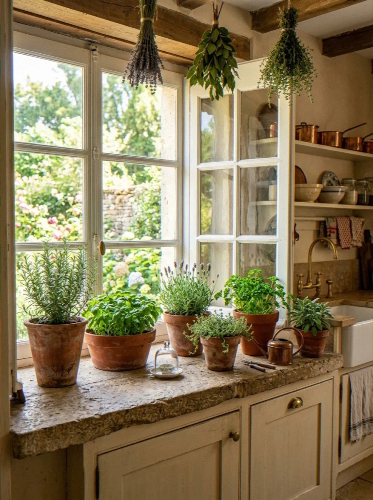Windowsill Herb Gardens
