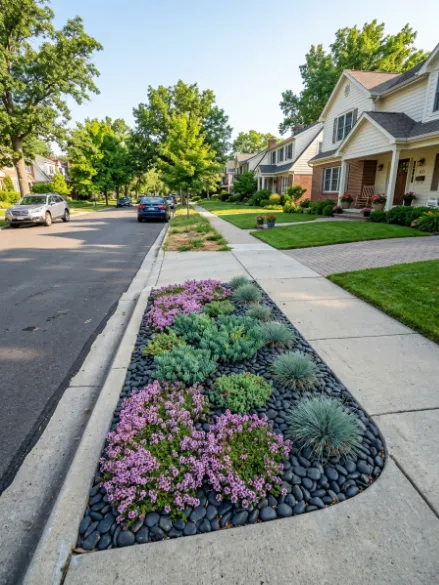 arking Strip Rock Garden"
