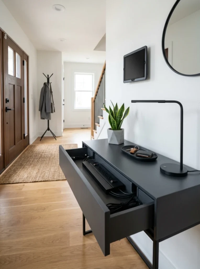 he Hall Tree With Integrat