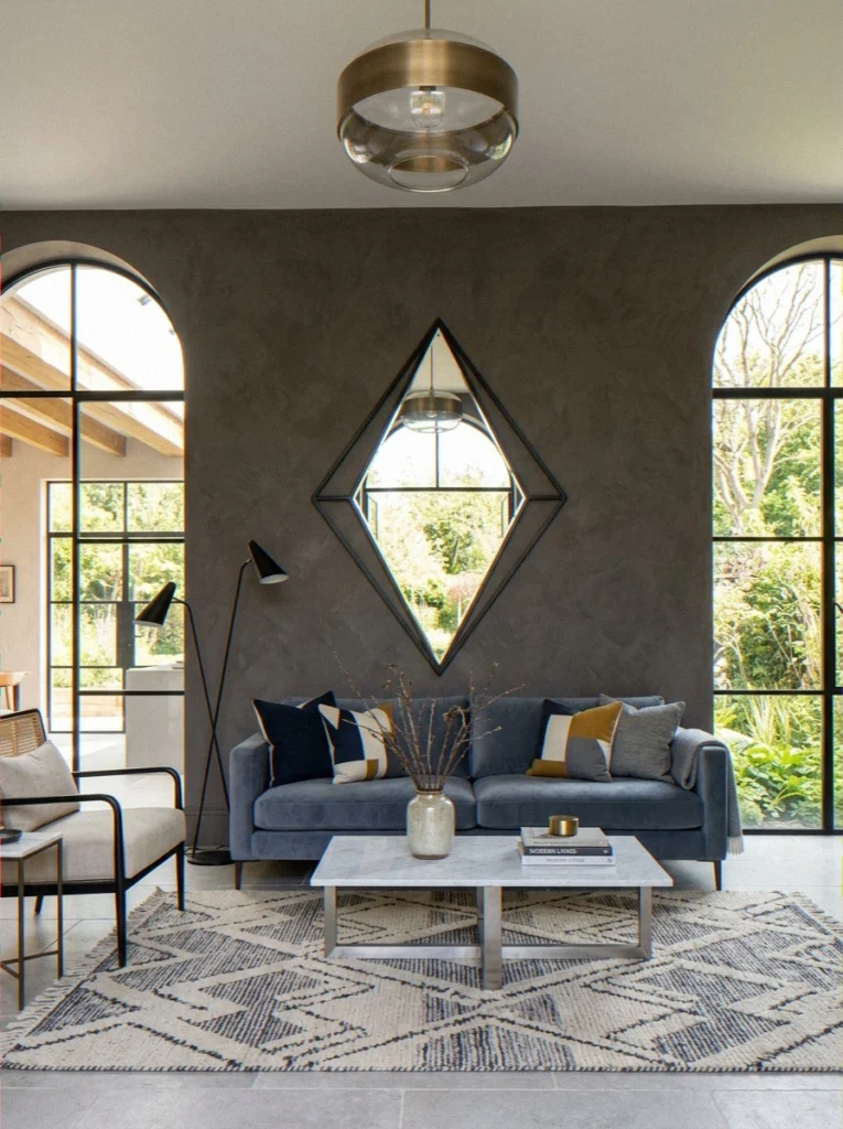 iamond-Shaped Mirror