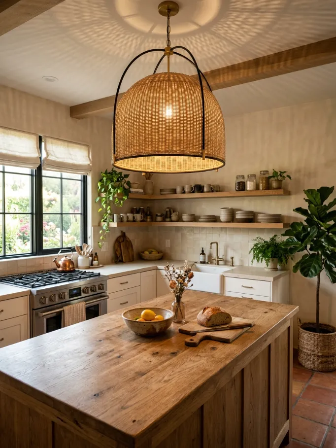 lack And Gold Lantern Pendant Ove